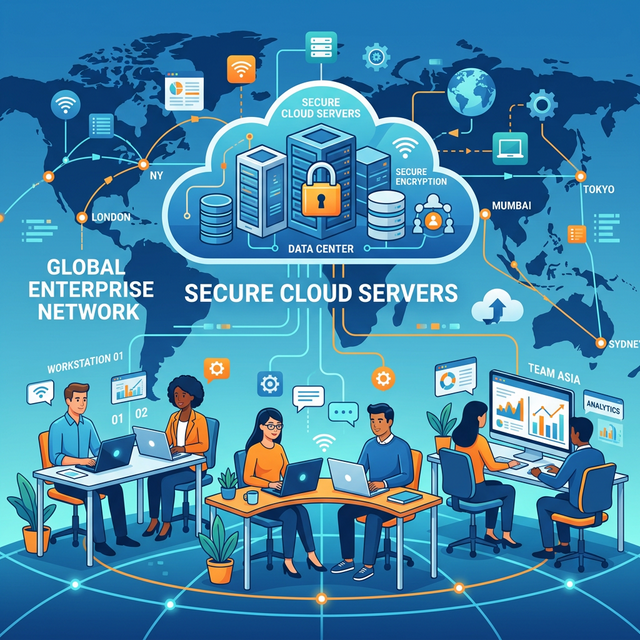 Enterprise IT Illustration