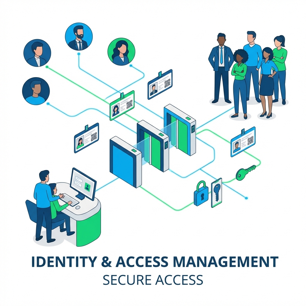 Identity Access Management Illustration