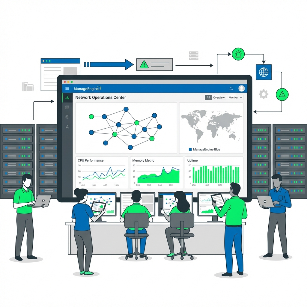 IT Operations Management Illustration