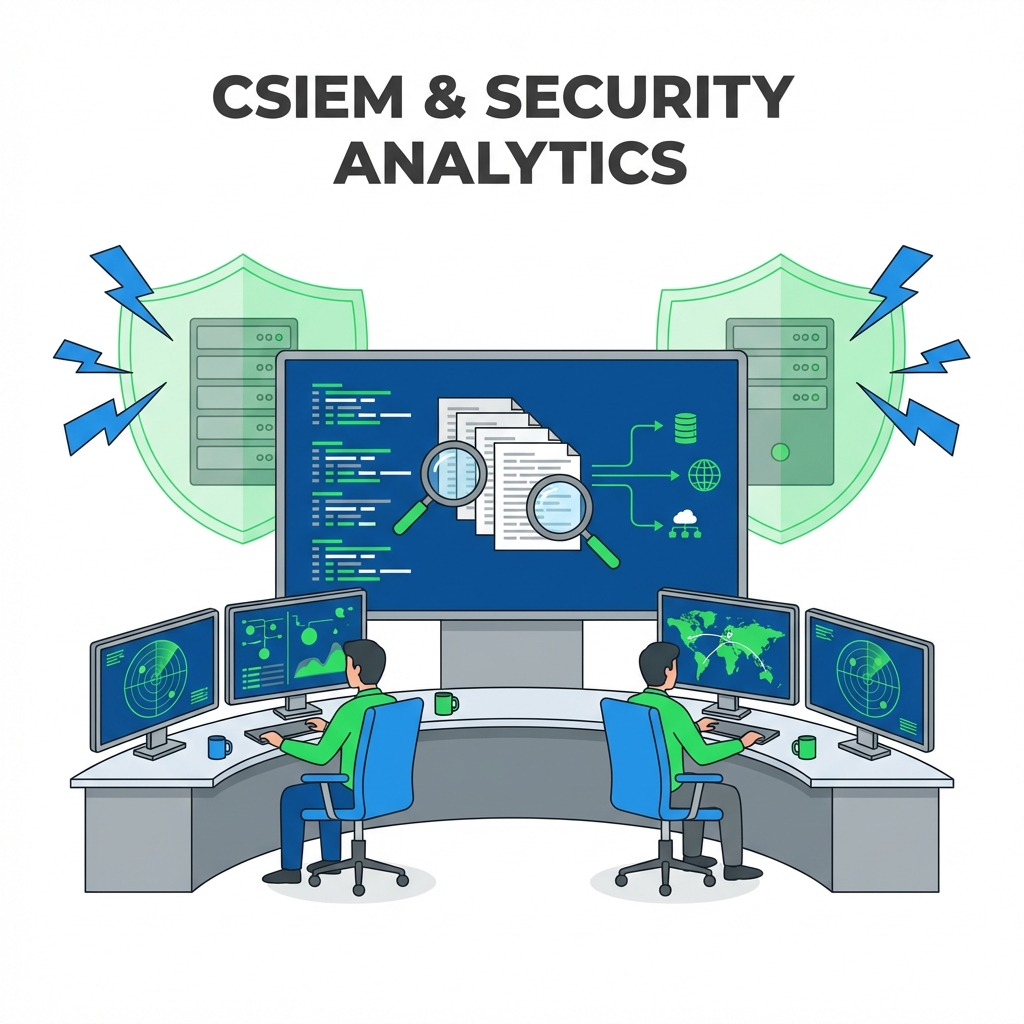 SIEM & Security Illustration